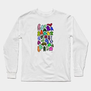 Creature Bunch Doodle Long Sleeve T-Shirt